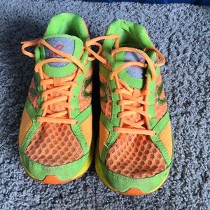 Newton running shoes.